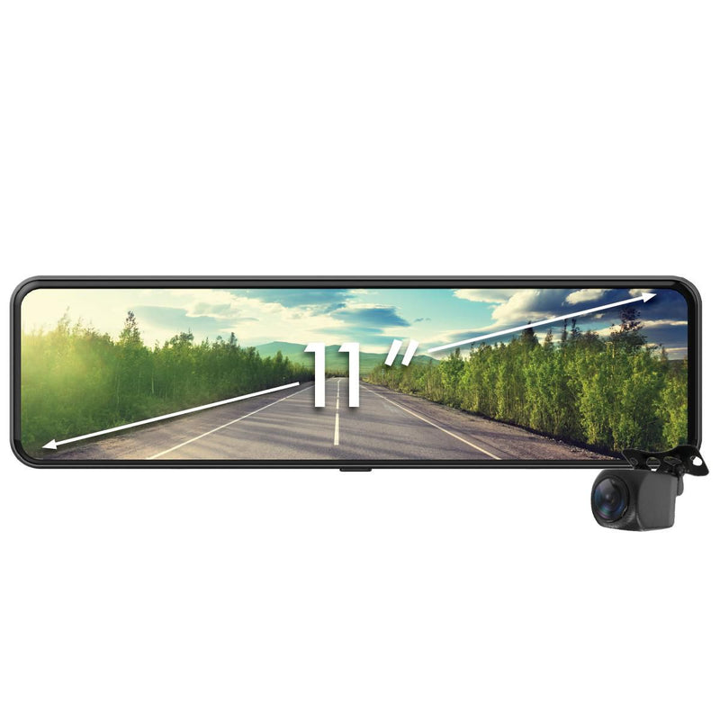 Autobacs 11in Mirror Front & Rear Dvr Eagle M