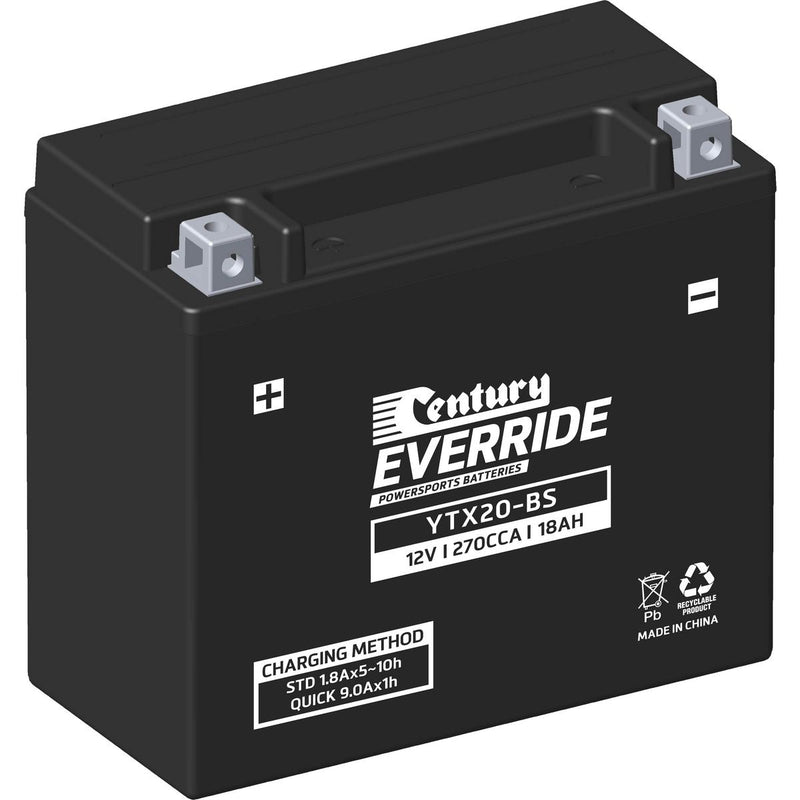 Century Everride Battery YTX20-BS