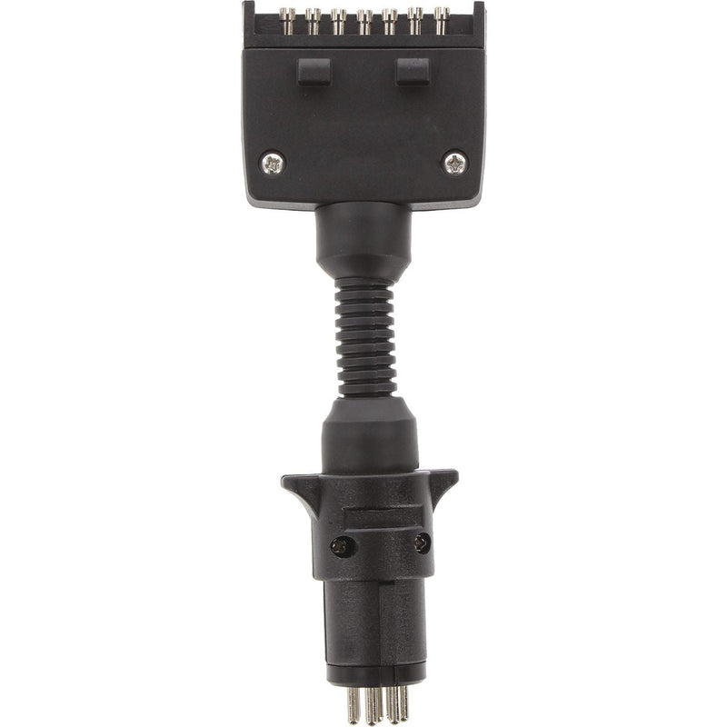 OEX Trailer Adaptor 7 Pin Flat (Car) To 7 Pin Small Round