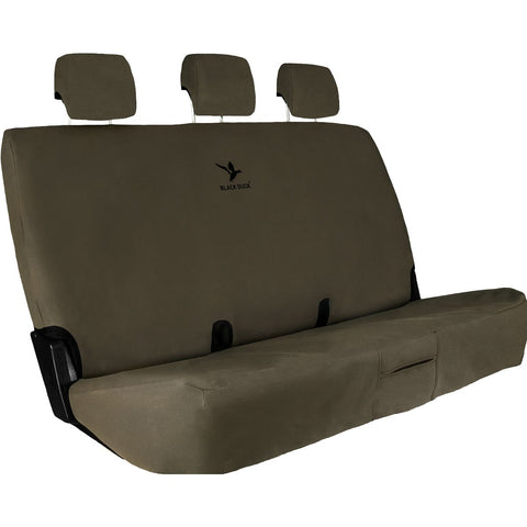 Black Duck Rear Bench Seat Cover, Canvas Khaki - Single