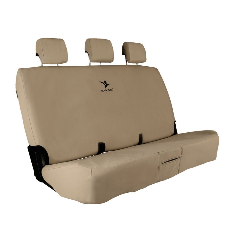 Black Duck Rear Bench Seat Cover, Canvas Light Sand -