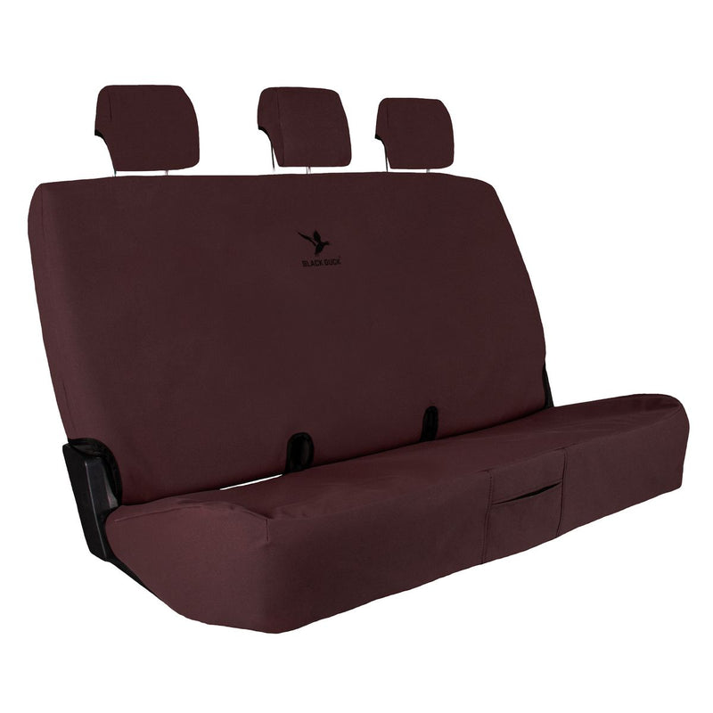 Black Duck Rear Bench Seat Cover - Canvas Maroon - Single