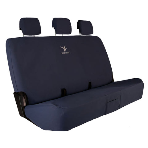 Black Duck Rear Bench Seat Cover, Canvas Navy Blue -