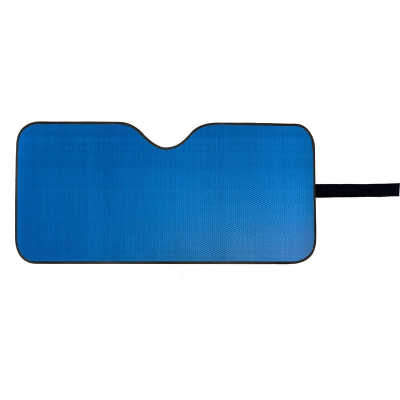 Gear Up Front Accordion Blue Car Sunshade - Medium Guscbm