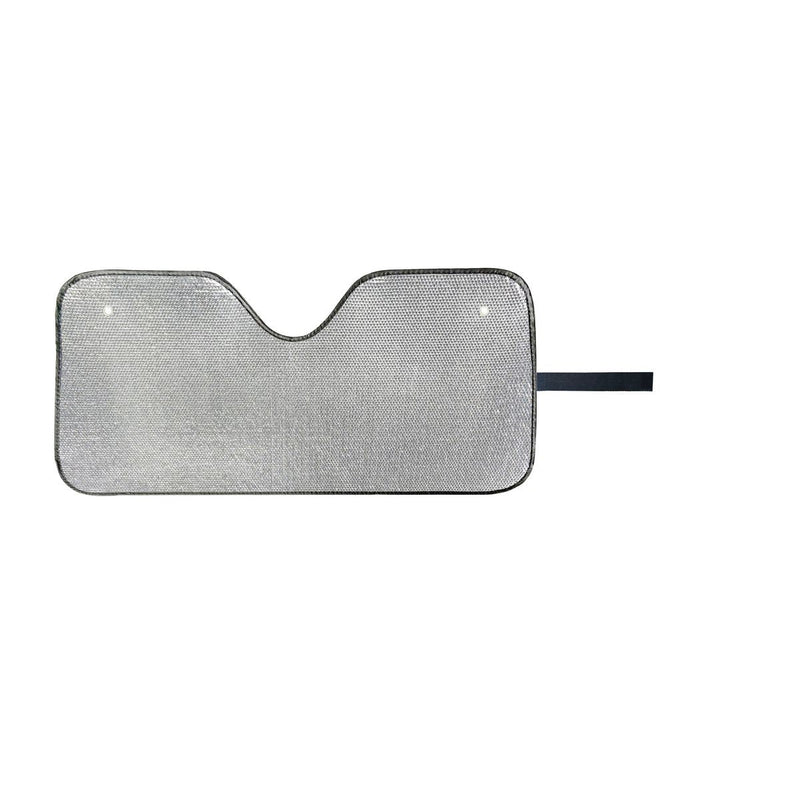 Gear Up Front Accordion Silver Car Sunshade - Small Guscss