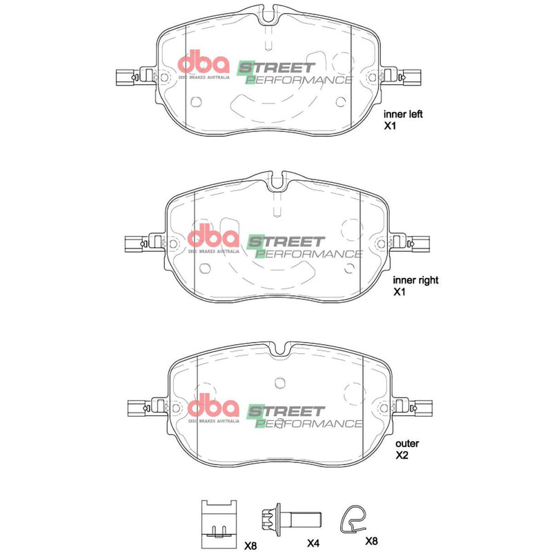 DBA Street Performance Brake Pad DB15209SP