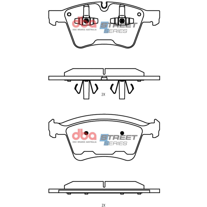 DBA Street Series Brake Pads DB2050SS
