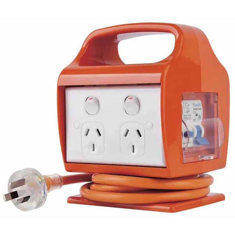 Maxi Trac 4 Outlet Power Block with RCD Protection MTPB4