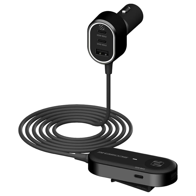 Scosche 100W Multi Port Travel Car Charging Hub 6 Port -