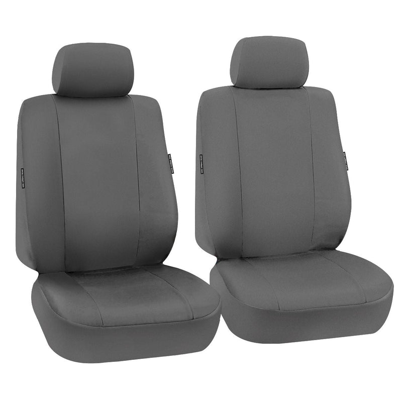 True Fit Tailored Fit Front Car Seat Covers Canvas, Grey