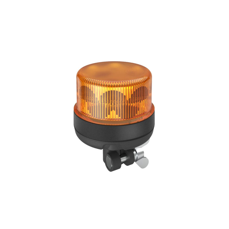 Hella K-LED 50 Amber Flashing Pipe Mount Beacon