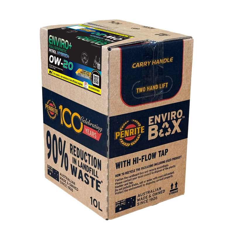 Penrite Enviro+ 0W-20 Full Synthetic Engine Oil 10L Ebox