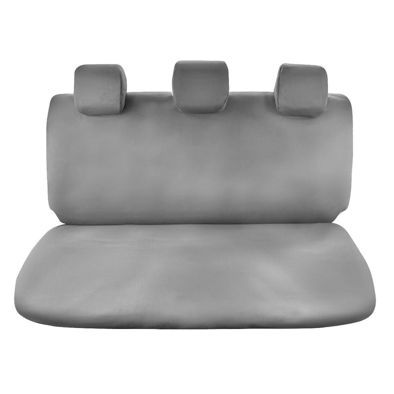True Fit Tailored Fit Rear Car Seat Cover Canvas, Grey -