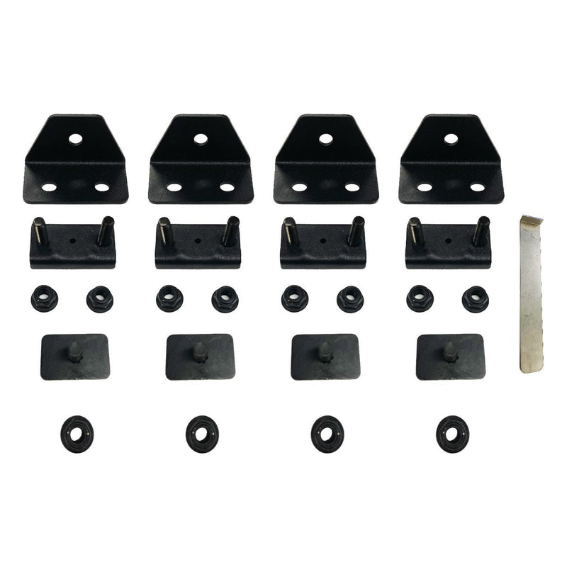 Rhino Rack RCP Base Kit Raised Rails RCP92-BK
