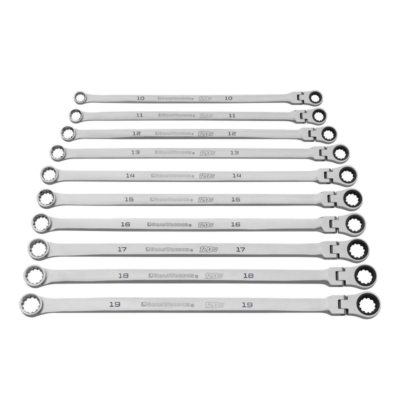 Gearwrench 10 Piece 120XP Universal Spline XL Flex Head