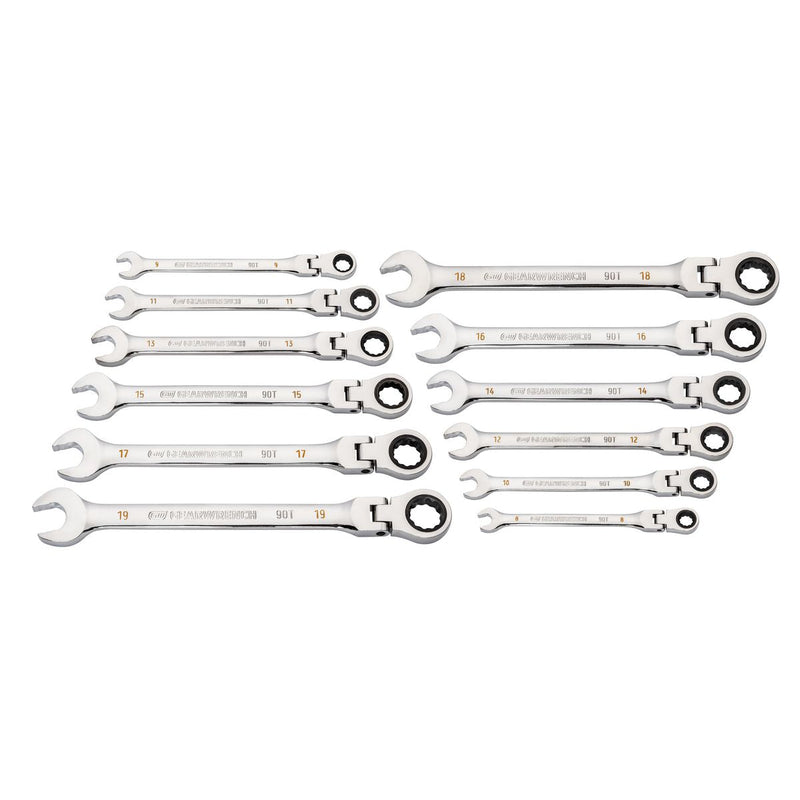 Gearwrench 12 Piece 90-Tooth 12 Point Flex Head