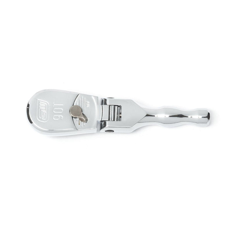 Gearwrench 3/8in Drive 90-Tooth Stubby Flex Head Teardrop