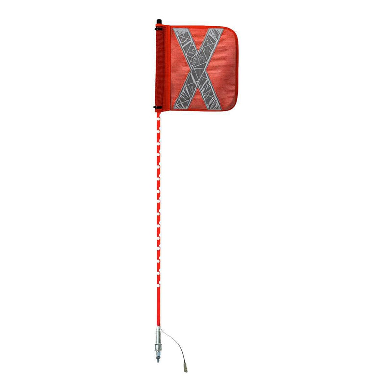 Safety Aerials Australia 1.2mtr Red Full Pole LED 12V