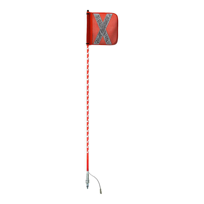 Safety Aerials Australia 1.5mtr Red Full Pole LED 12V