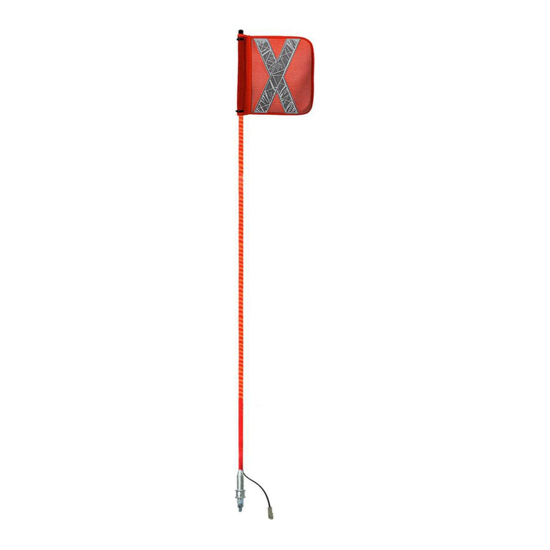 Safety Aerials Australia 1.8mtr Red Full Pole LED 12V