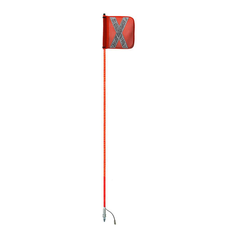 Safety Aerials Australia 2.0mtr Red Full Pole LED 12V