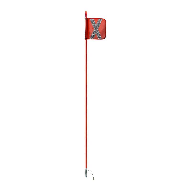 Safety Aerials Australia 2.4mtr Top Red LED Whip 12V/24V