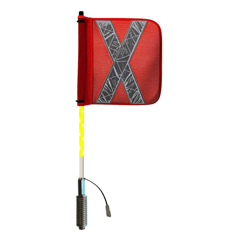 Safety Aerials Australia 0.6mtr Amber Full Pole LED