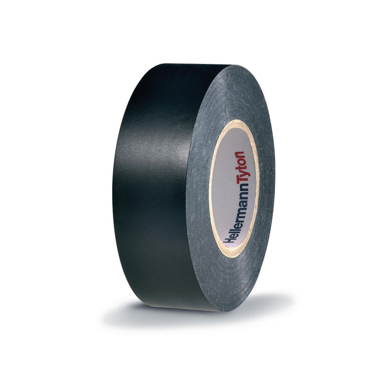 HellermannTyton Electrical tape 20m - 9mm x 0.15mm Black