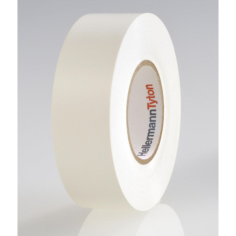 Hellerman Tyton White Vinyl Electrical Tape 0.15mm x 18mm