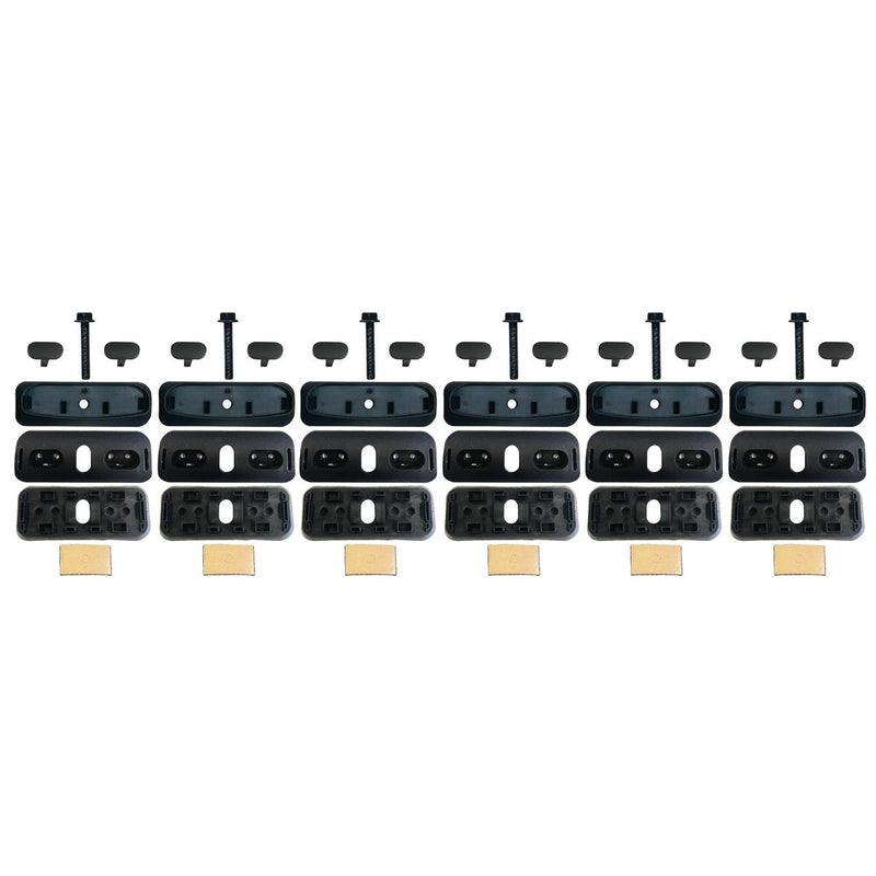 Rhino Rack Base M838 6 Piece RCP95-BK