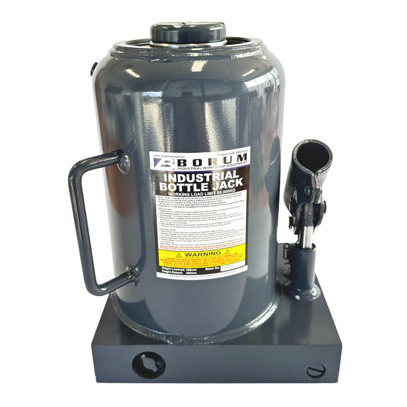 Borum Bottle Jack - 50,000kg 300-482mm Height BR02-0130
