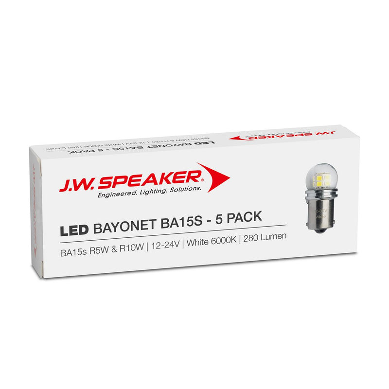JW Speaker LED BA15s R10W Bulk Pack 990145-5
