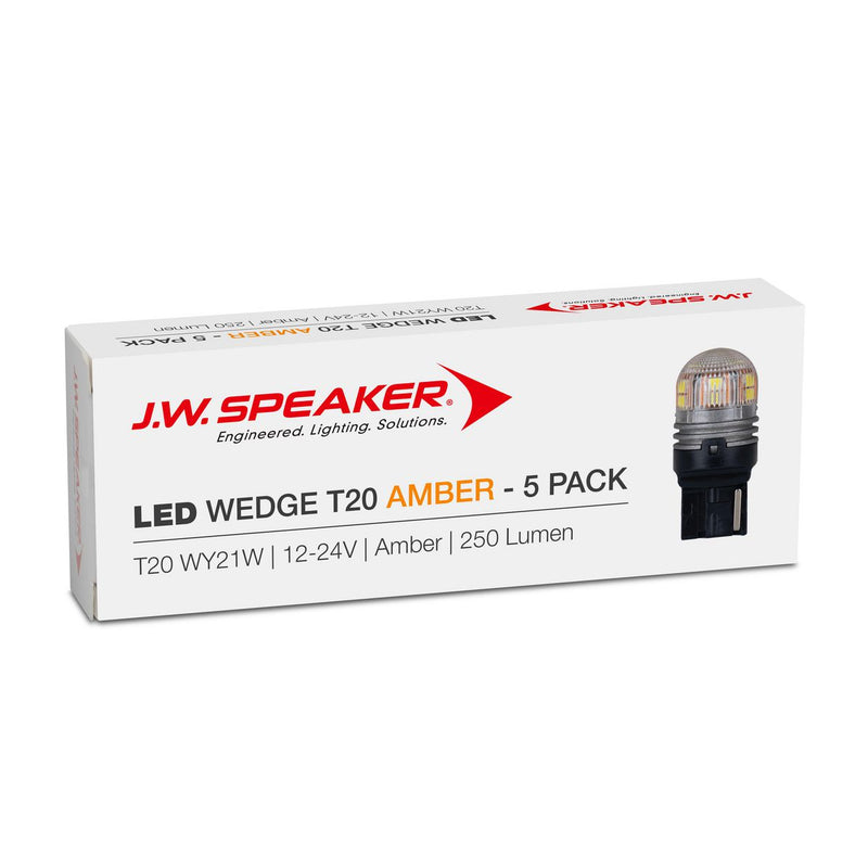 JW Speaker LED T20 Amber Bulk Pack 990126-5