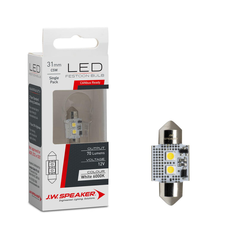 JW Speaker LED Festoon with built in Canbus 990100CB