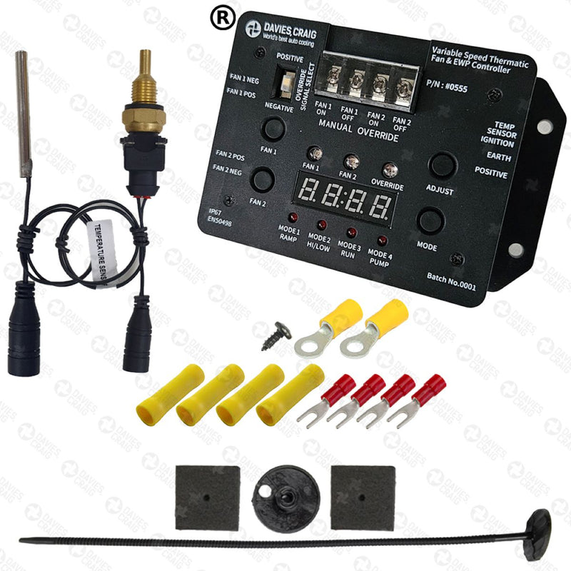 Davies Craig Brushed Variable Speed Fan & EWP Controller