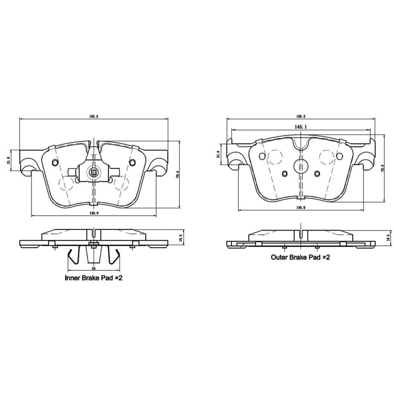 RDA Brakes Extreme Heavy Duty Brake Pad Set RDX5013SM