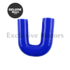 Blue 180-Degree Elbow Universal Silicone Hose