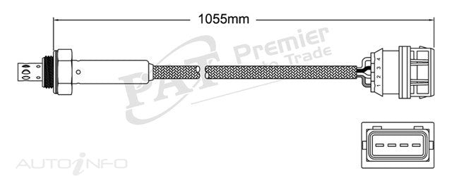 PAT Oxygen Sensor Prelude Caterpillar - EGO-461