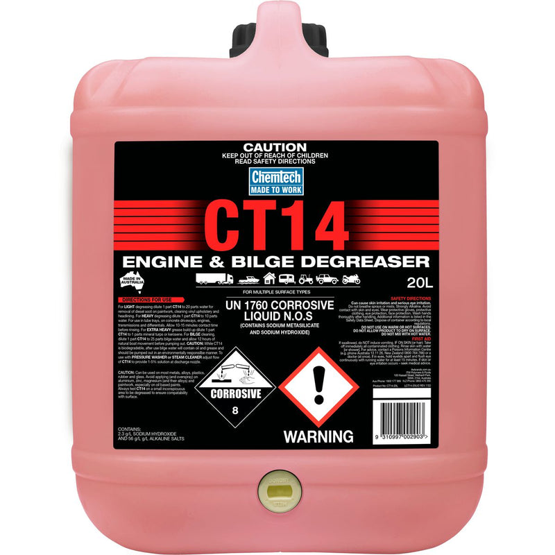 Chemtech CT14 Engine & Bilge Degreaser 20L