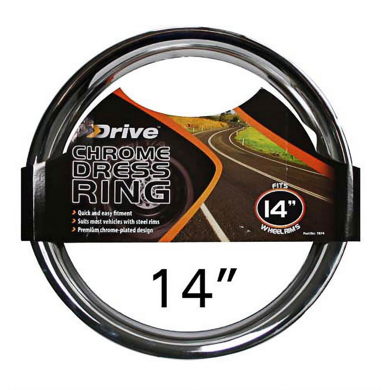 Drivepro Trim-Wheel Chrome 14In 7872