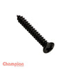 Champion Black Screw Self Tapp Panhead Phillips 4.2 x