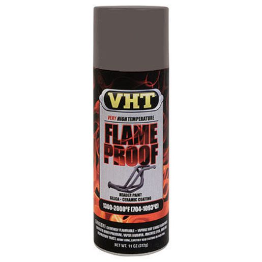 VHT Aerosol Spray Flameproof Paint Grey 312g (704-1093°C)