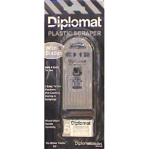 Diplomat Safety Scraper W/5 Blades B02