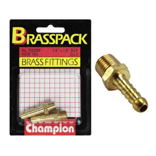 Champion Fasteners Hose Fitting 1/4In. X 1/4In. Bsp P302BP