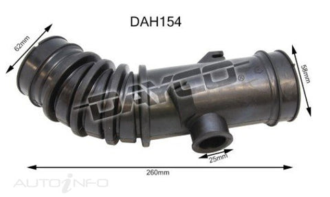 Dayco Air Intake Hose Toyota Corolla AE10# - DAH154