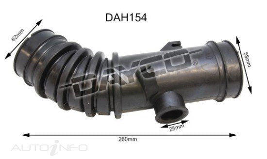 Dayco Air Intake Hose Toyota Corolla AE10# - DAH154