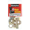 Champion Hex Nut Pack Plain UNF 3/8" 10Pk BF79