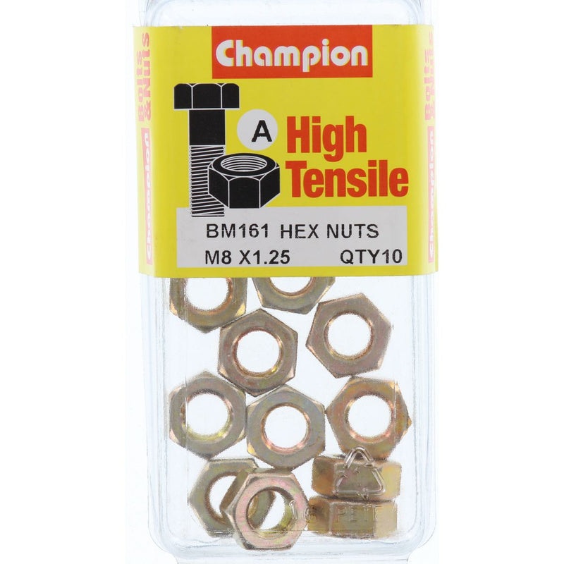 Champion Nut Pack Metric M8x1.25 BM161