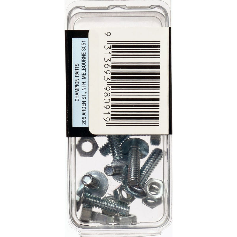 Champion Fasteners Roofing Bolt & Nut Mushroom Head Combo