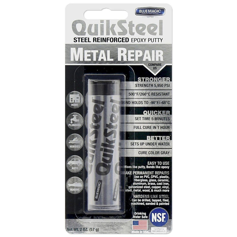 Quiksteel Steel Reinforced Epoxy Putty 6002